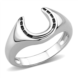 WildKlass Stainless Steel Ring High Polished Men-WildKlass Jewelry
