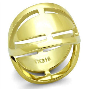 WildKlass Stainless Steel Ring IP Gold Women-WildKlass Jewelry