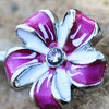 316L Stainless Steel Purple Flower Pinwheel WildKlass Nipple Barbell-WildKlass Jewelry
