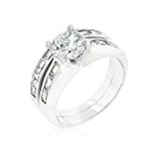WildKlass Rhodium Plated Stackable Ring Set-WildKlass Jewelry