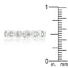 WildKlass Linked Bezel Eternity Band-WildKlass Jewelry