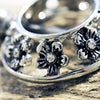 316L Stainless Steel Jeweled Flower WildKlass Nipple Shield-WildKlass Jewelry