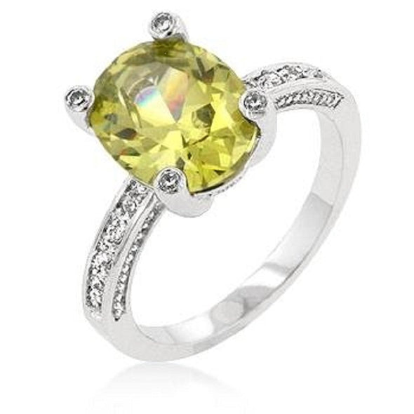 WildKlass Peridot Anniversary Ring-WildKlass Jewelry