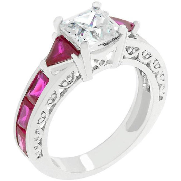 WildKlass Ruby Red Regal Ring-WildKlass Jewelry