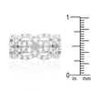 WildKlass Braided CZ Cocktail Ring-WildKlass Jewelry