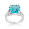 WildKlass 6.2ct Ruby CZ Rose Gold Classic Statement Ring-WildKlass Jewelry