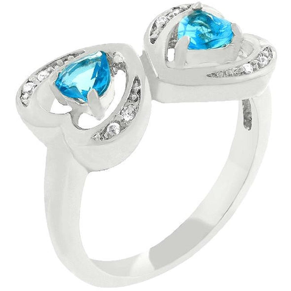WildKlass Mirrored Hearts Ring-WildKlass Jewelry