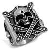 WildKlass Stainless Steel Ring High Polished (no Plating) Men-WildKlass Jewelry
