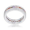 WildKlass 1.75ct Multicolor CZ Classic Band Ring-WildKlass Jewelry