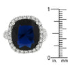 WildKlass Deep Blue Sapphire Engagement Ring-WildKlass Jewelry