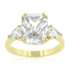 WildKlass Radiant Cut Engagement Triplet-WildKlass Jewelry