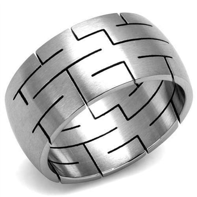 WildKlass Stainless Steel Ring High Polished Men-WildKlass Jewelry