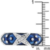 WildKlass Marbled Navy Blue Enamel Ring-WildKlass Jewelry