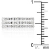 WildKlass Triple Row Crystal Eternity Band-WildKlass Jewelry