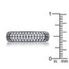 WildKlass 1.29ct CZ Hematite Contemporary Square Band Ring-WildKlass Jewelry