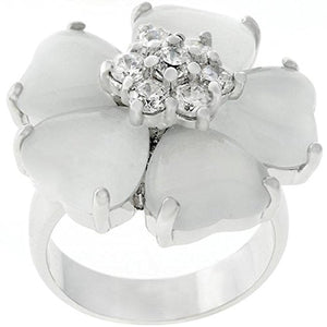WildKlass Floral Nouveau Ring-WildKlass Jewelry