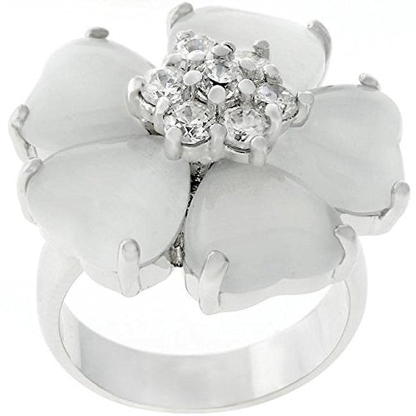 WildKlass Floral Nouveau Ring-WildKlass Jewelry