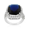 WildKlass Deep Blue Sapphire Engagement Ring-WildKlass Jewelry