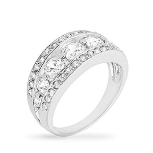 WildKlass Tiered Anniversary Ring-WildKlass Jewelry