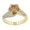 WildKlass Champagne Twist Engagement Ring-WildKlass Jewelry