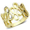 WildKlass Stainless Steel Ring IP Gold Women-WildKlass Jewelry