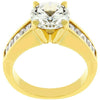 WildKlass Classic Golden Engagement Ring-WildKlass Jewelry