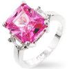 WildKlass Pink Triplet Engagement Ring-WildKlass Jewelry