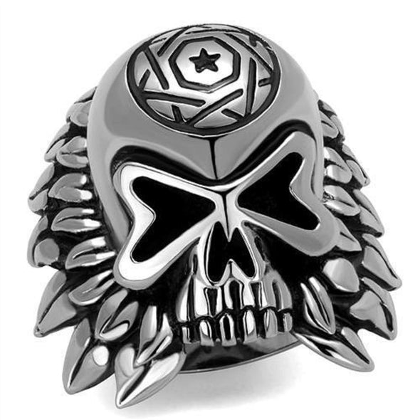 WildKlass Stainless Steel Ring High Polished Men-WildKlass Jewelry