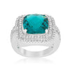 WildKlass Candy Aqua Cocktail Ring-WildKlass Jewelry