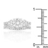 WildKlass Triple Stone Engagement Set-WildKlass Jewelry