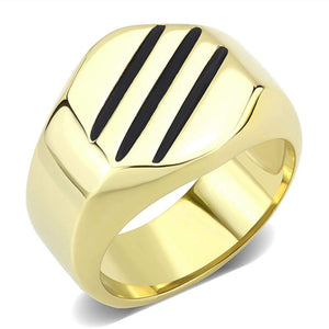 WildKlass Stainless Steel Ring IP Gold Women-WildKlass Jewelry