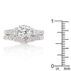 WildKlass Art Deco Round Cut Bridal Set-WildKlass Jewelry