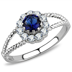 WildKlass Stainless Steel Ring High Polished Women Synthetic Montana-WildKlass Jewelry