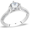 WildKlass Stainless Steel Ring High Polished Women AAA Grade CZ Clear-WildKlass Jewelry