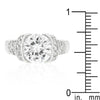 WildKlass Tension Set Cubic Zirconia Engagement Ring-WildKlass Jewelry