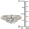 WildKlass Rhodium Plated Regal Ring-WildKlass Jewelry
