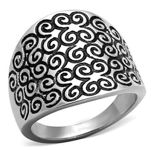 WildKlass Stainless Steel Celtic Ring High Polished (no Plating) Women-WildKlass Jewelry