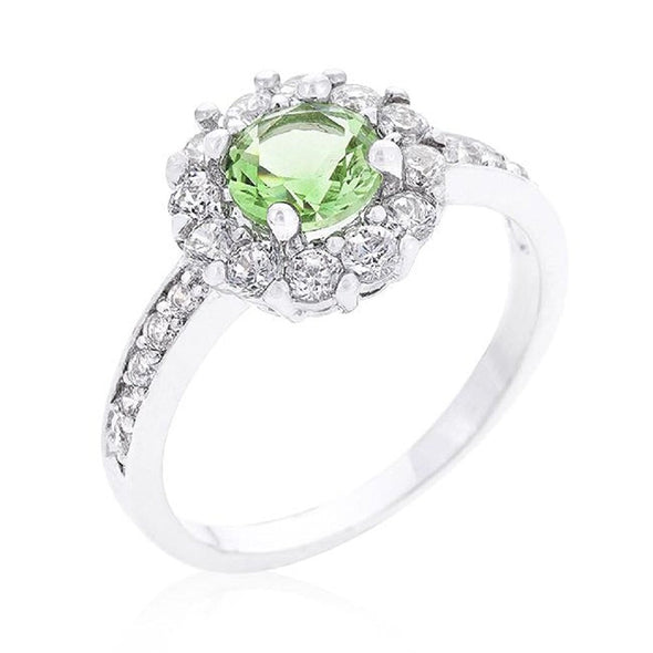 WildKlass Birthstone Engagement Ring in Green-WildKlass Jewelry