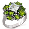 WildKlass 925 Sterling Silver Ring Rhodium Women AAA Grade CZ Clear-WildKlass Jewelry