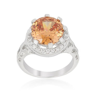 WildKlass Champagne Organic Cocktail Ring-WildKlass Jewelry