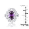 WildKlass Amethyst Oval Classic Ring-WildKlass Jewelry