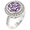WildKlass Amethyst Purple Lily Ring-WildKlass Jewelry