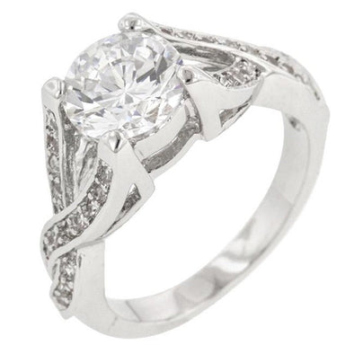 WildKlass Brilliant Twist Engagement Ring-WildKlass Jewelry