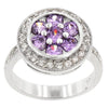 WildKlass Amethyst Purple Lily Ring-WildKlass Jewelry
