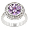 WildKlass Amethyst Purple Lily Ring-WildKlass Jewelry