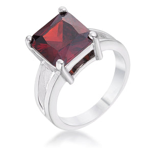 WildKlass Garnet Gypsy Ring-WildKlass Jewelry