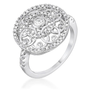 WildKlass .5 Ct Interlocking Circles Ring with CZ-WildKlass Jewelry