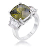 WildKlass Olive Triplet Ring-WildKlass Jewelry