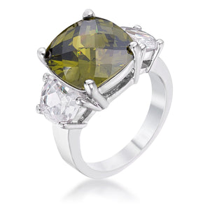 WildKlass Olive Triplet Ring-WildKlass Jewelry