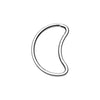 Heart Shaped & Moon Shaped Bendable Twist Hoop Ring-WildKlass Jewelry